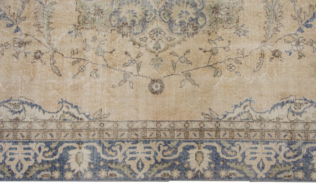 Vintage Large Rug, Oushak Area Rug 7'9" x 11'11" feet 235 x 362 cm