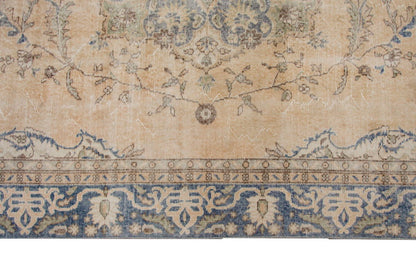 Vintage Large Rug, Oushak Area Rug 7'9" x 11'11" feet 235 x 362 cm