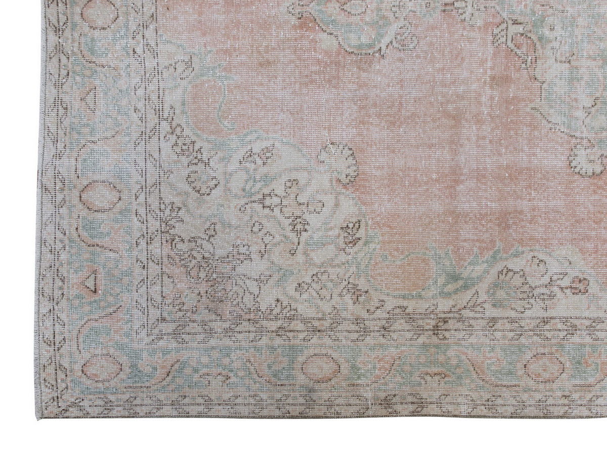 Vintage Large Rug, Oushak Area Rug 7 x 10'8" feet 214 x 324cm