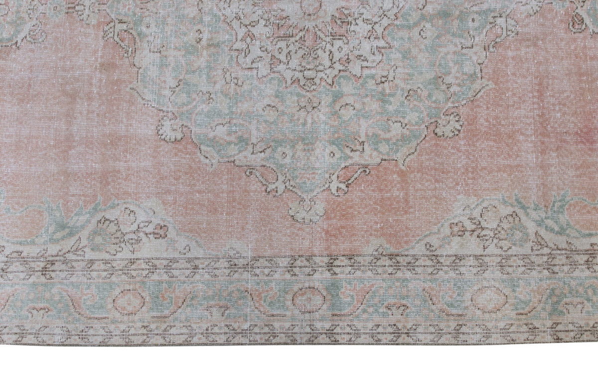 Vintage Large Rug, Oushak Area Rug 7 x 10'8" feet 214 x 324cm