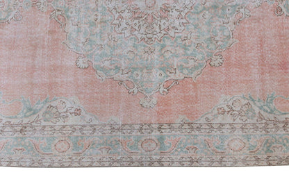 Vintage Large Rug, Oushak Area Rug 7 x 10'8" feet 214 x 324cm