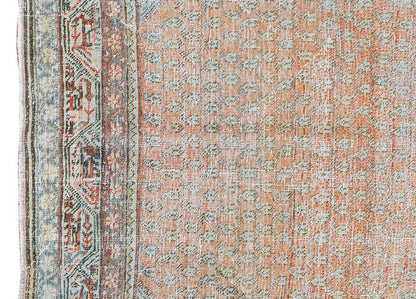 Vintage Large Rug, Oushak Area Rug 7 x 10'8 feet 214 x 325 cm