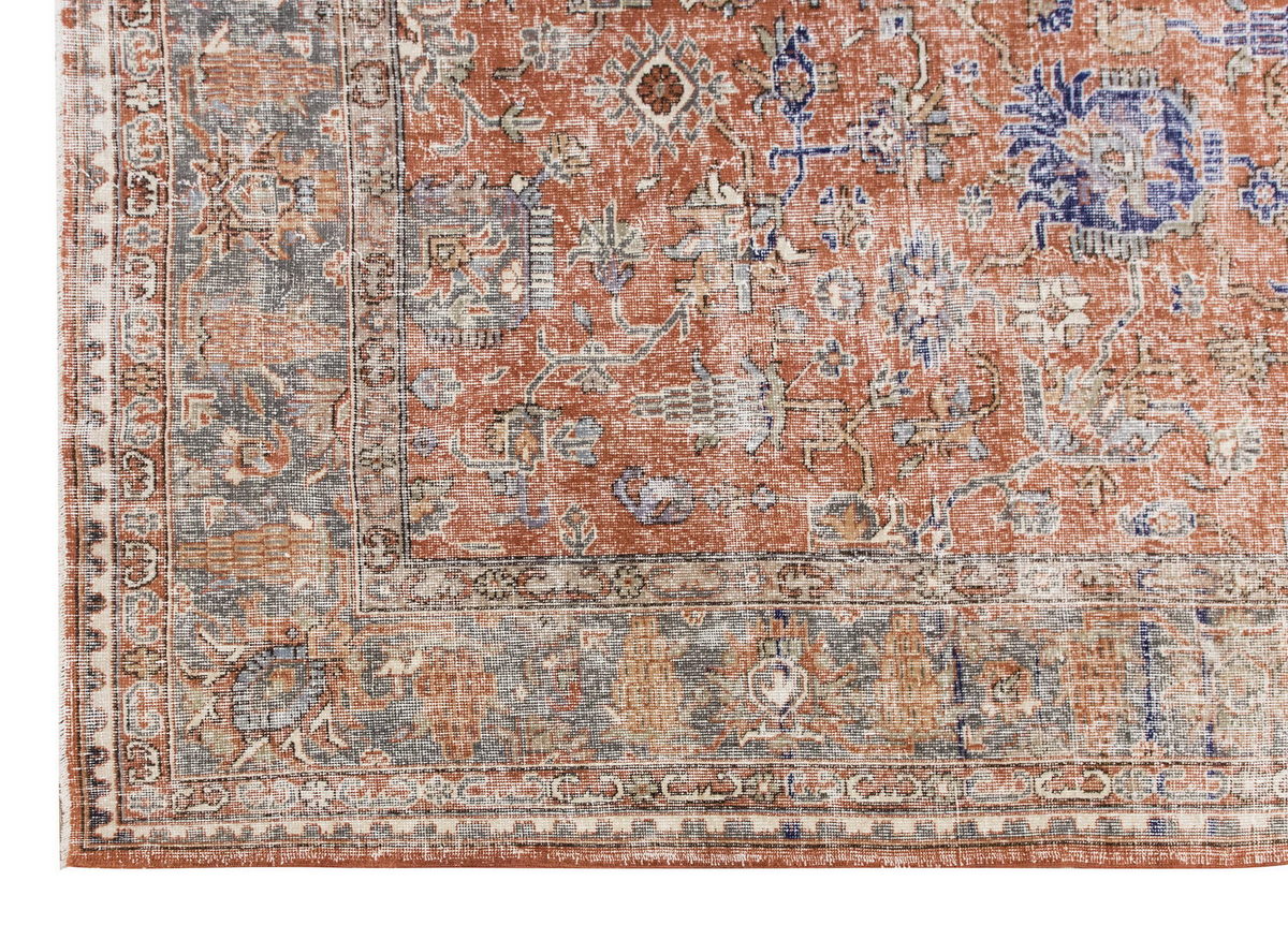 Vintage Large Rug, Oushak Area Rug 8'2" x 12'5" feet 250 x 379 cm