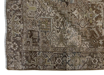 Vintage Large Rug, Oushak Area Rug 8'2 x 10'11 feet 250 x 332 cm