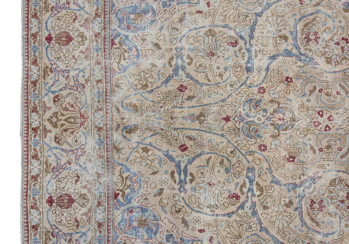 Vintage Large Rug, Oushak Area Rug 8'6" x 12'8" feet 260 x 385 cm