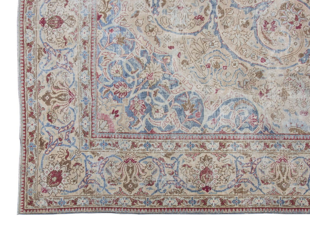 Vintage Large Rug, Oushak Area Rug 8'6" x 12'8" feet 260 x 385 cm