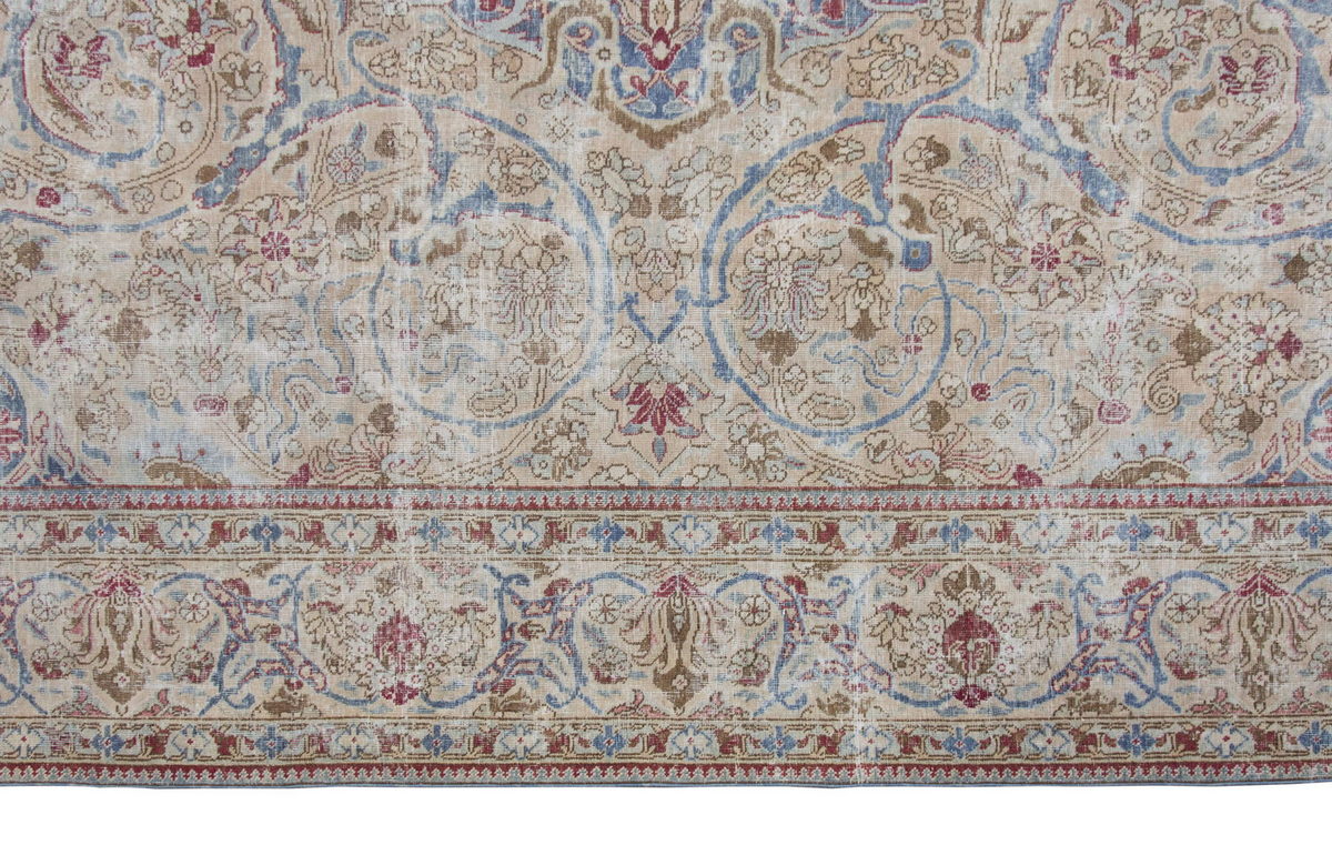 Vintage Large Rug, Oushak Area Rug 8'6" x 12'8" feet 260 x 385 cm