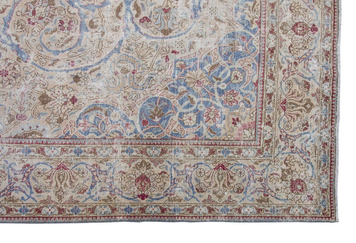 Vintage Large Rug, Oushak Area Rug 8'6" x 12'8" feet 260 x 385 cm