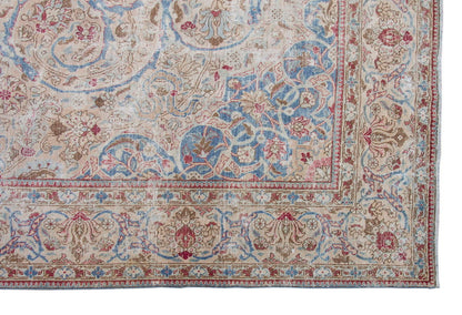 Vintage Large Rug, Oushak Area Rug 8'6" x 12'8" feet 260 x 385 cm