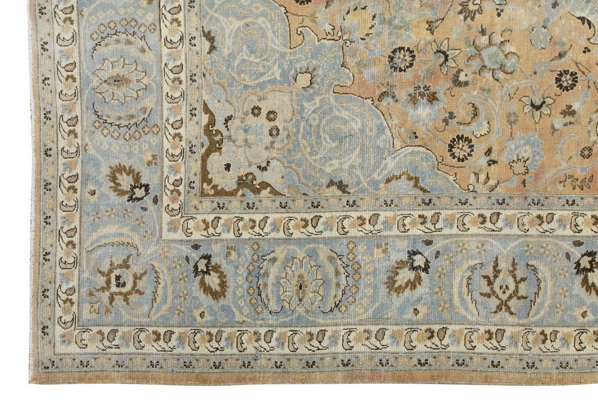 Vintage Large Rug, Oushak Area Rug 8'6" x 9'8" feet 260 x 295 cm
