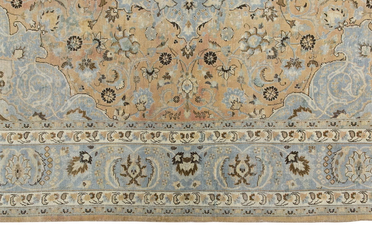 Vintage Large Rug, Oushak Area Rug 8'6" x 9'8" feet 260 x 295 cm