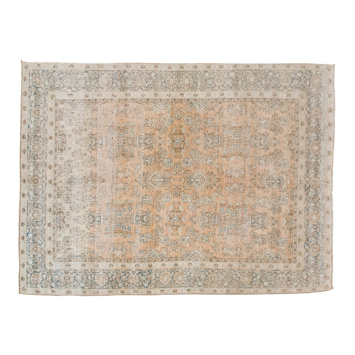 Vintage Large Rug, Oushak Area Rug 8'6 x 13'2 feet 260 x 402 cm
