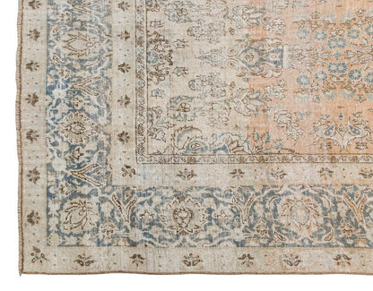 Vintage Large Rug, Oushak Area Rug 8'6 x 13'2 feet 260 x 402 cm
