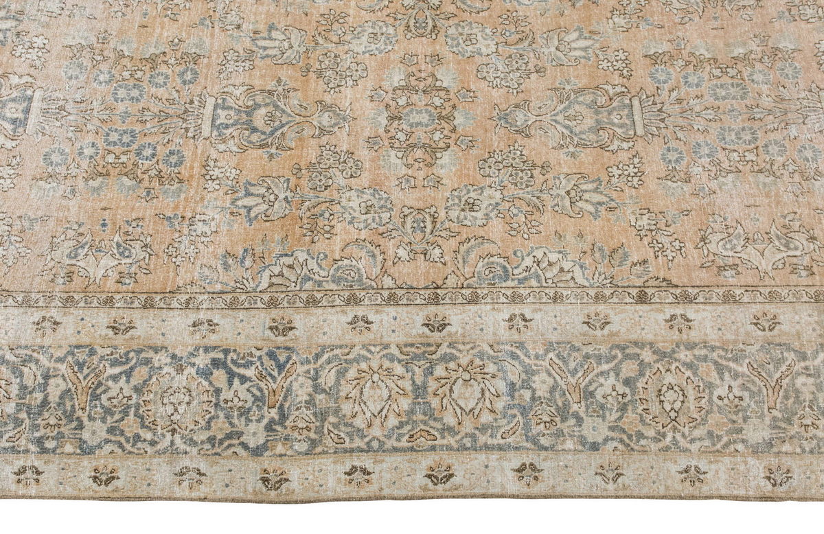 Vintage Large Rug, Oushak Area Rug 8'6 x 13'2 feet 260 x 402 cm