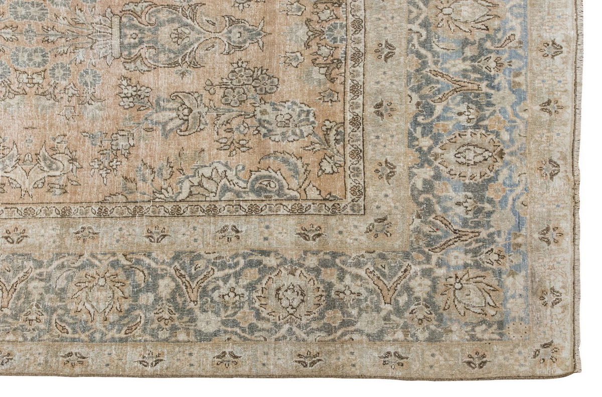 Vintage Large Rug, Oushak Area Rug 8'6 x 13'2 feet 260 x 402 cm