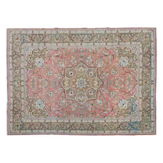 Vintage Large Rug, Oushak Area Rug 8 x 11'5" feet 245 x 347 cm