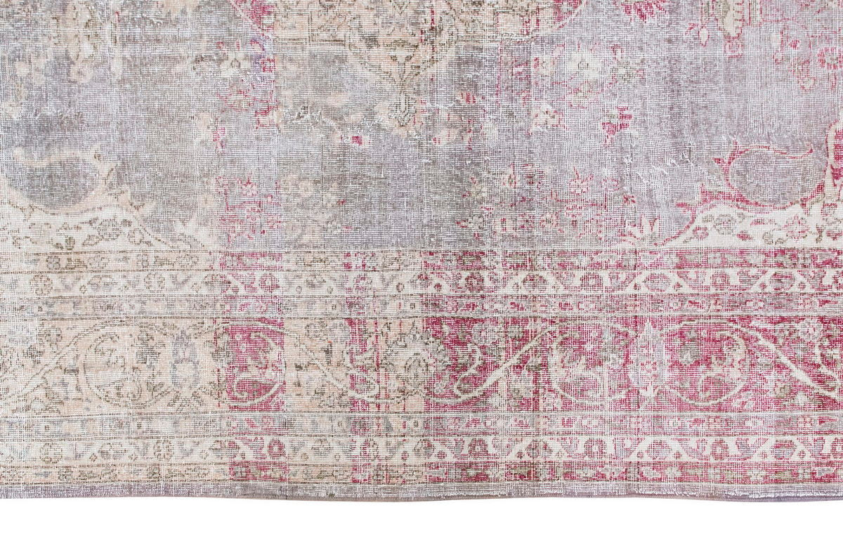 Vintage Large Rug, Oushak Area Rug 9'11" x 14'1" feet 303 x 430 cm