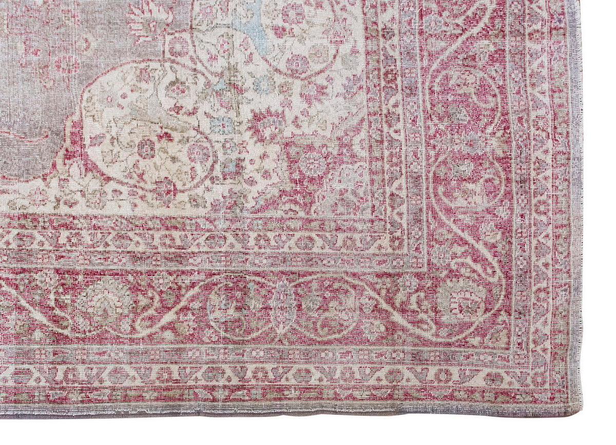 Vintage Large Rug, Oushak Area Rug 9'11" x 14'1" feet 303 x 430 cm