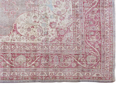 Vintage Large Rug, Oushak Area Rug 9'11" x 14'1" feet 303 x 430 cm