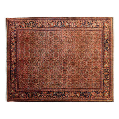 Vintage Large Rug, Oushak Area Rug 9'4 x 12'2 feet 285 x 370 cm