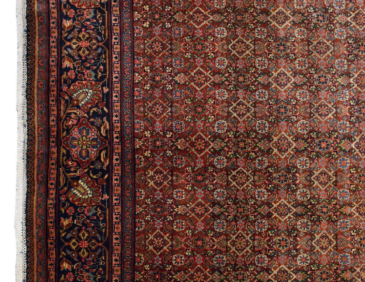 Vintage Large Rug, Oushak Area Rug 9'4 x 12'2 feet 285 x 370 cm