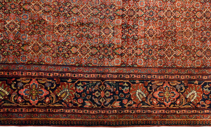 Vintage Large Rug, Oushak Area Rug 9'4 x 12'2 feet 285 x 370 cm