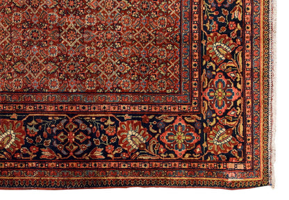 Vintage Large Rug, Oushak Area Rug 9'4 x 12'2 feet 285 x 370 cm