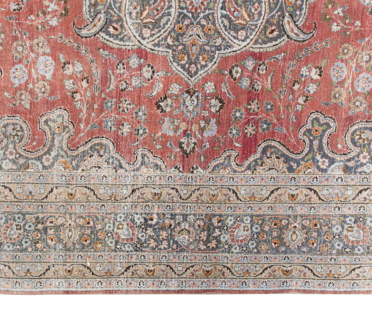 Vintage Large Rug, Oushak Area Rug 9'8" x 13'5" feet 295 x 410 cm