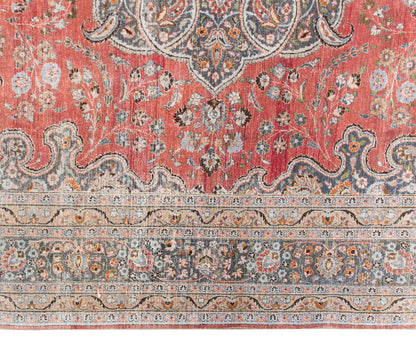 Vintage Large Rug, Oushak Area Rug 9'8" x 13'5" feet 295 x 410 cm