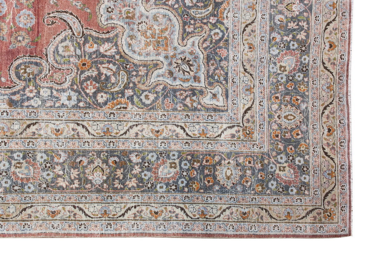 Vintage Large Rug, Oushak Area Rug 9'8" x 13'5" feet 295 x 410 cm