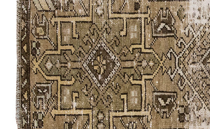Vintage Rug, Small Oushak Rug 1'10" x 3'9" feet 57 x 114 cm