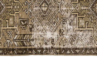 Vintage Rug, Small Oushak Rug 1'10" x 3'9" feet 57 x 114 cm