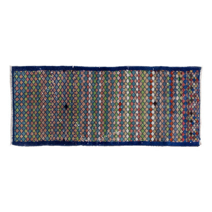 Vintage Rug, Small Oushak Rug 1'11" x 4'11" feet 59 x 150 cm