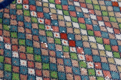 Vintage Rug, Small Oushak Rug 1'11" x 4'11" feet 59 x 150 cm
