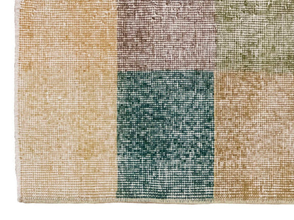 Vintage Rug, Small Oushak Rug 2'1" x 4'11" feet 64 x 150 cm