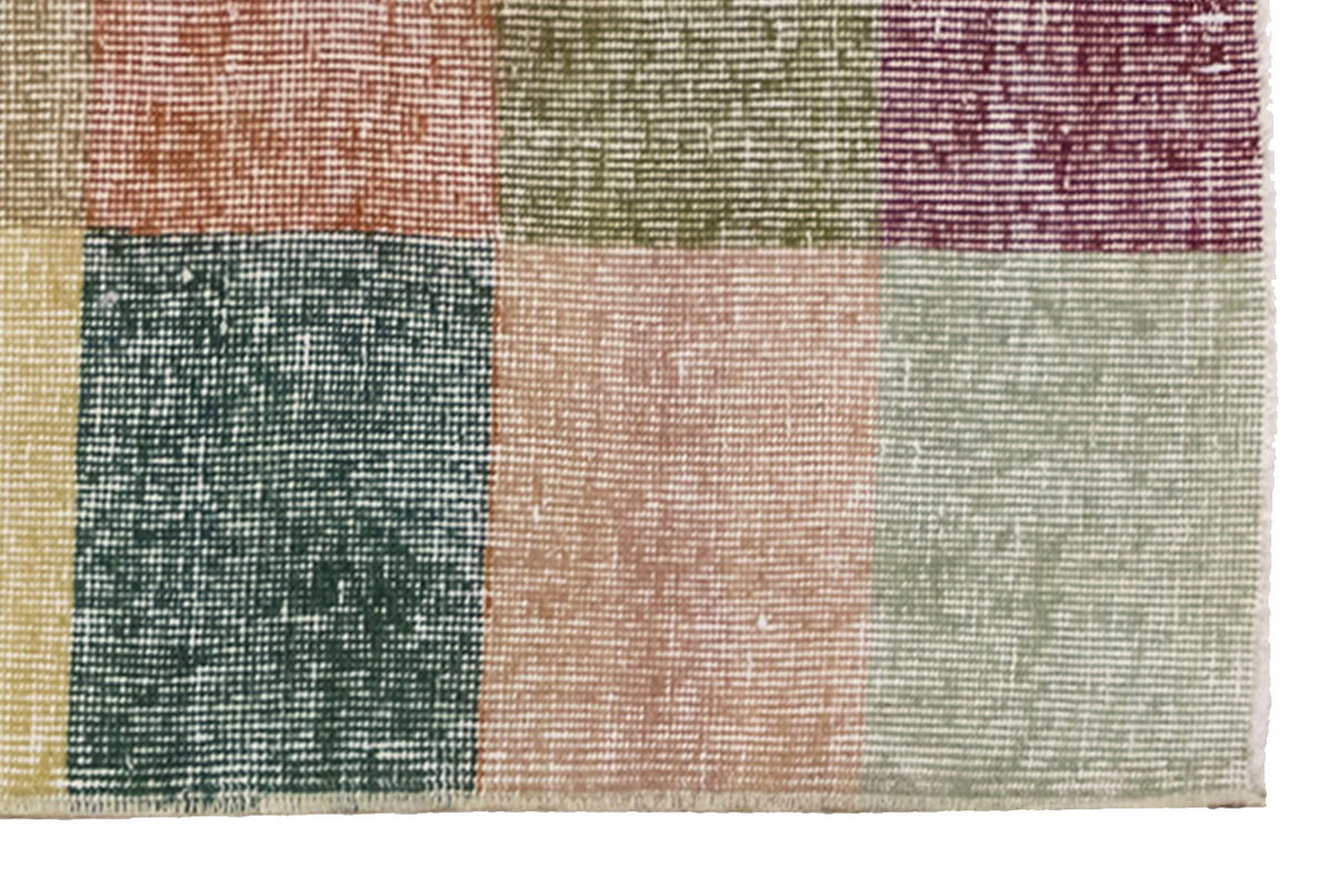 Vintage Rug, Small Oushak Rug 2'1" x 4'11" feet 64 x 150 cm