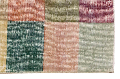Vintage Rug, Small Oushak Rug 2'1" x 4'11" feet 64 x 150 cm