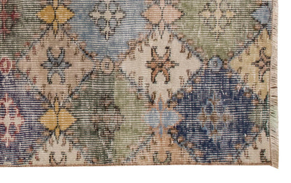 Vintage Rug, Small Oushak Rug 2'2" x 4'6" feet 66 x 136 cm