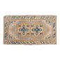 Vintage Rug, Small Oushak Rug 2'3" x 4'3" feet 69 x 130 cm