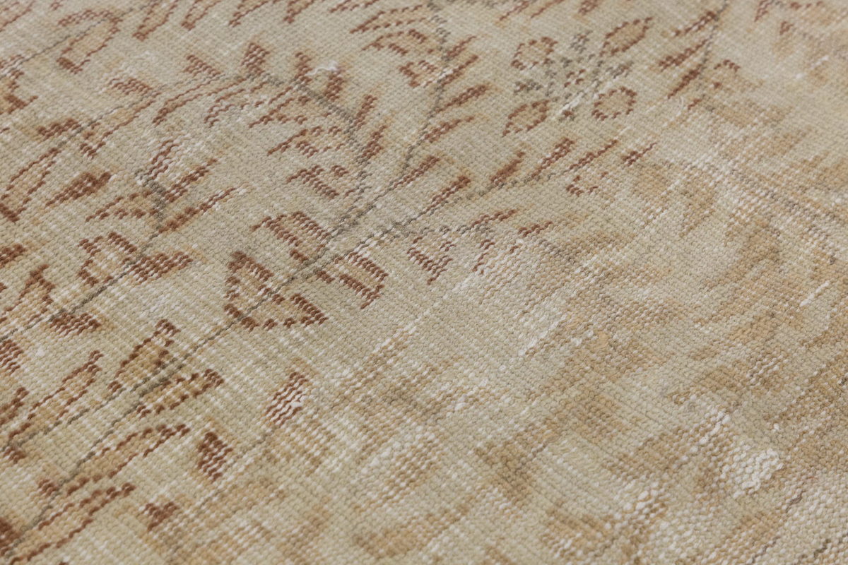 Vintage Rug, Small Oushak Rug 2'5" x 3'9" feet 74 x 114 cm