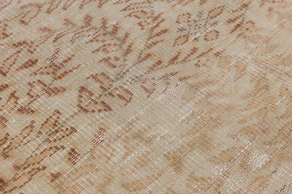 Vintage Rug, Small Oushak Rug 2'5" x 3'9" feet 74 x 114 cm