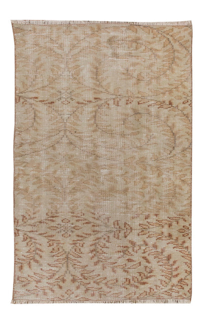 Vintage Rug, Small Oushak Rug 2'5" x 3'9" feet 74 x 114 cm
