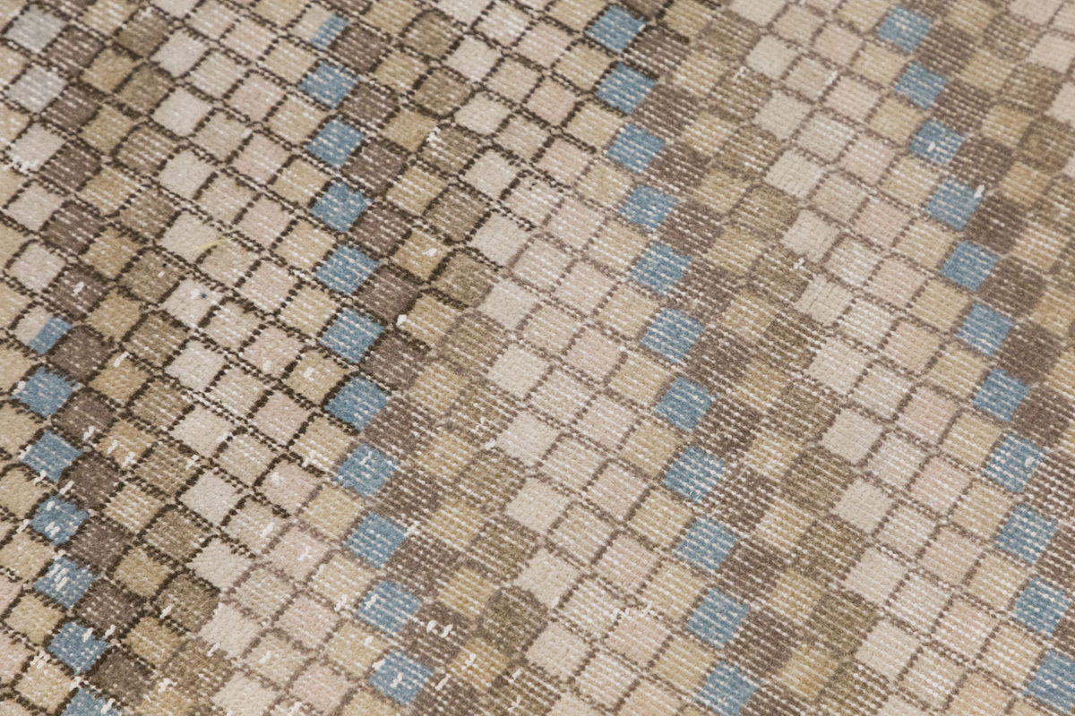 Vintage Rug, Small Oushak Rug 2'6" x 4'7" feet 75 x 140 cm