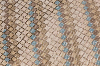 Vintage Rug, Small Oushak Rug 2'6" x 4'7" feet 75 x 140 cm