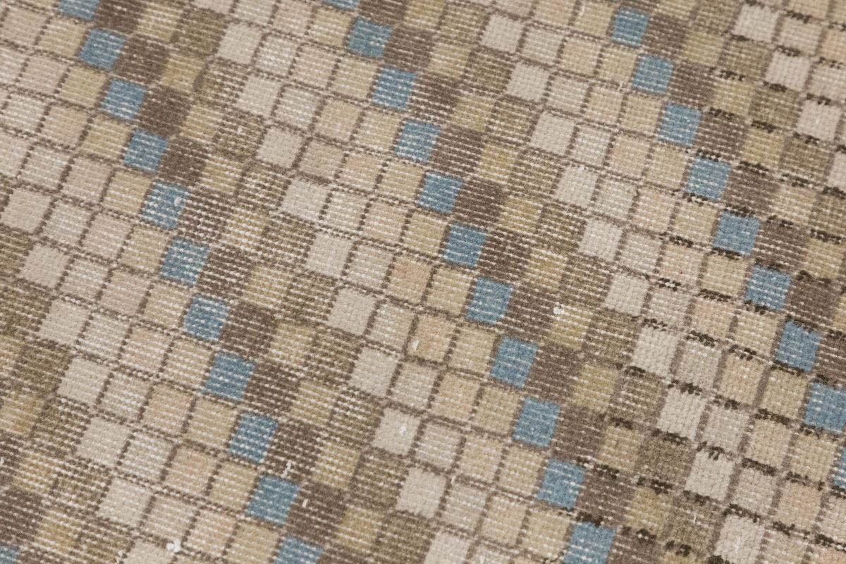 Vintage Rug, Small Oushak Rug 2'6" x 4'7" feet 75 x 140 cm