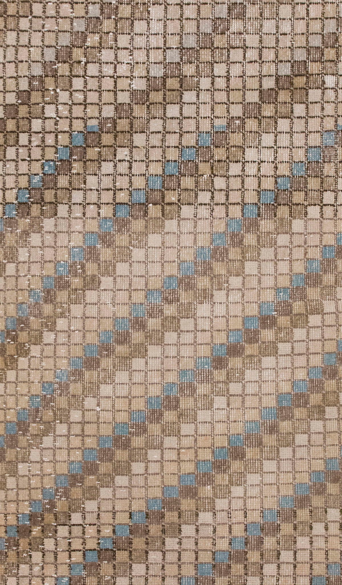 Vintage Rug, Small Oushak Rug 2'6" x 4'7" feet 75 x 140 cm