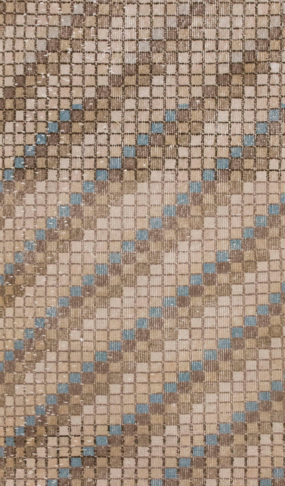 Vintage Rug, Small Oushak Rug 2'6" x 4'7" feet 75 x 140 cm