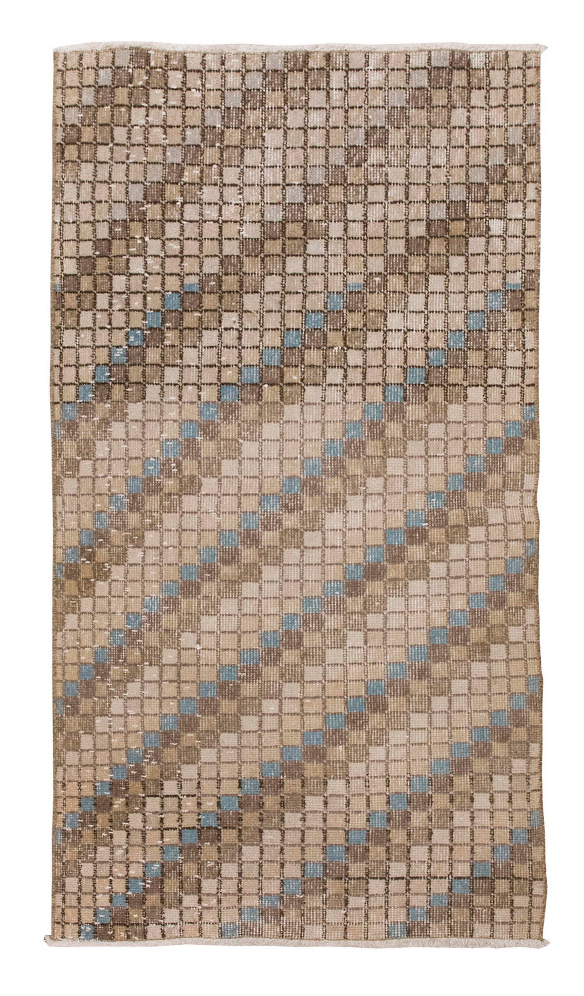 Vintage Rug, Small Oushak Rug 2'6" x 4'7" feet 75 x 140 cm