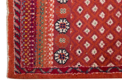 Vintage Rug, Small Oushak Rug 2'7" x 5'1" feet 78 x 155 cm
