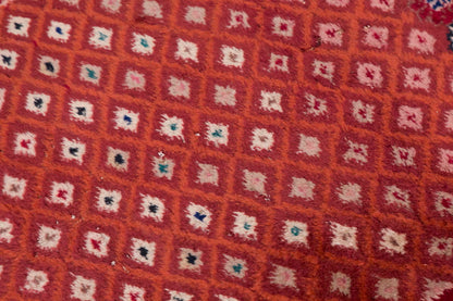 Vintage Rug, Small Oushak Rug 2'7" x 5'1" feet 78 x 155 cm
